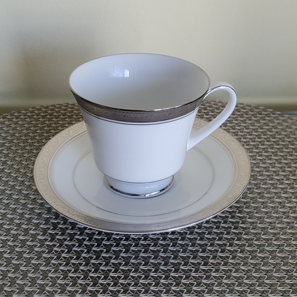 Noritake Dining Noritake Crestwood Platinum Cup Saucer Nwot Poshmark